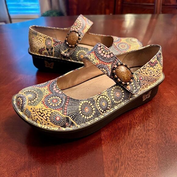 EUC Women's Alegria Paloma Mary Jane Shoes Size 37 or 7 - 7.5 - Picture 1 of 5